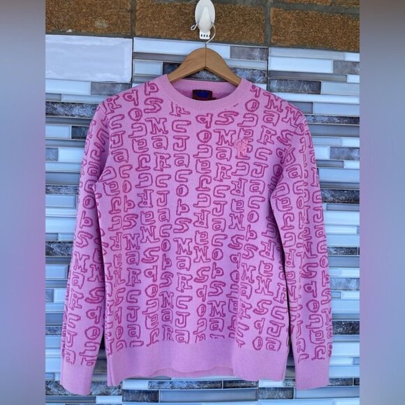 Marc Jacobs Pink Heaven By Marc Jacobs Scribblez Sweater XS - Picture 4 of 16